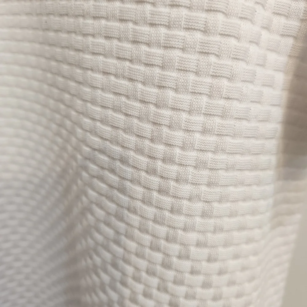 Ted Baker Basketweave Crewneck Shirt In White Size 3, U.S. Medium - Picture 7 of 11